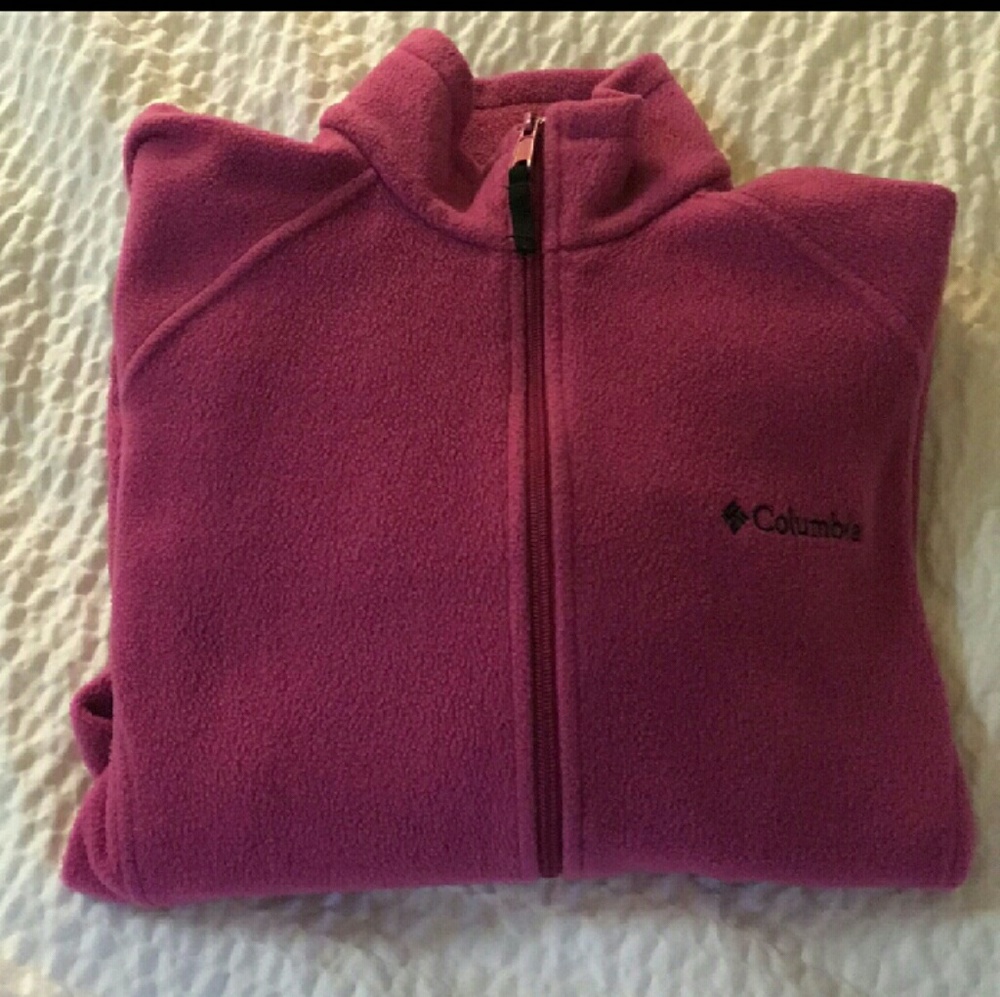 Purple Columbia Fleece Jacket